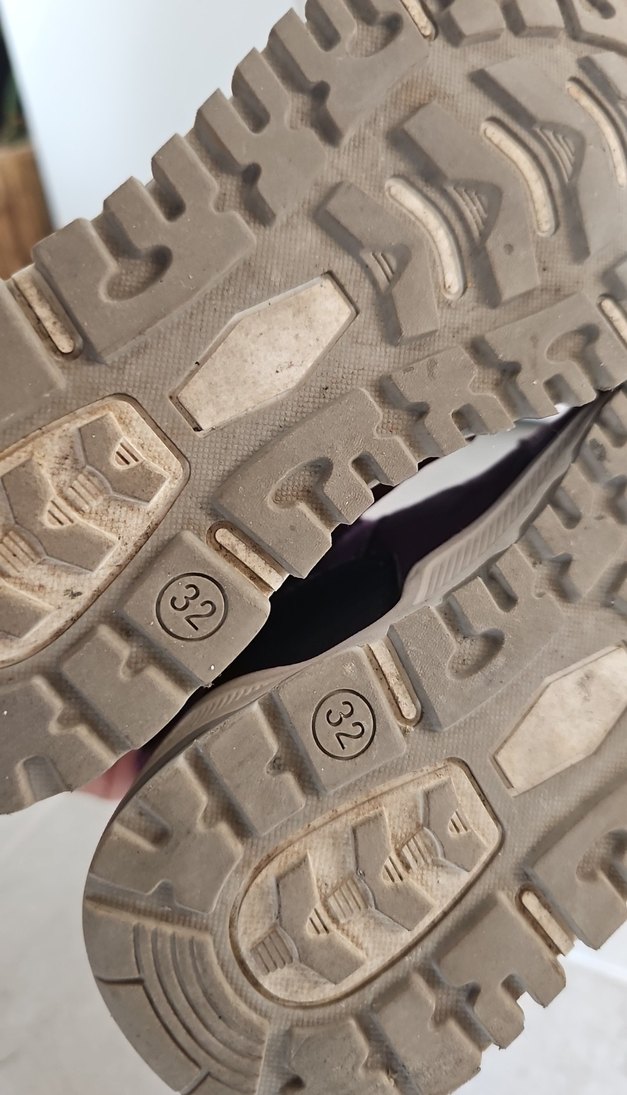 Kız Çocuk Mor Cırt Cırtlı Bot - Görsel 5