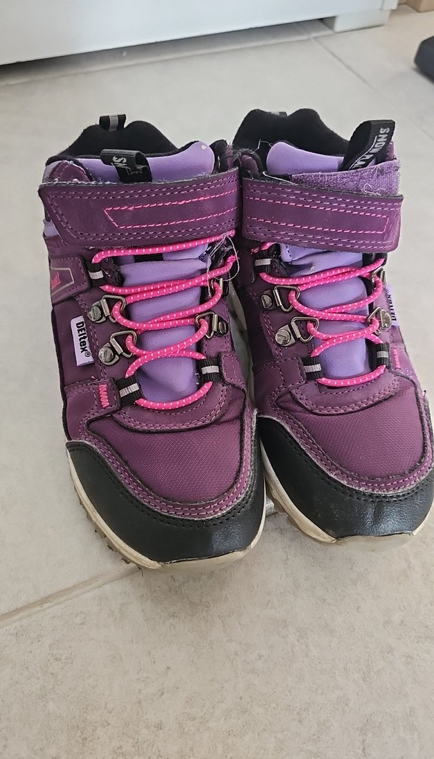 Kız Çocuk Mor Cırt Cırtlı Bot - Görsel 2