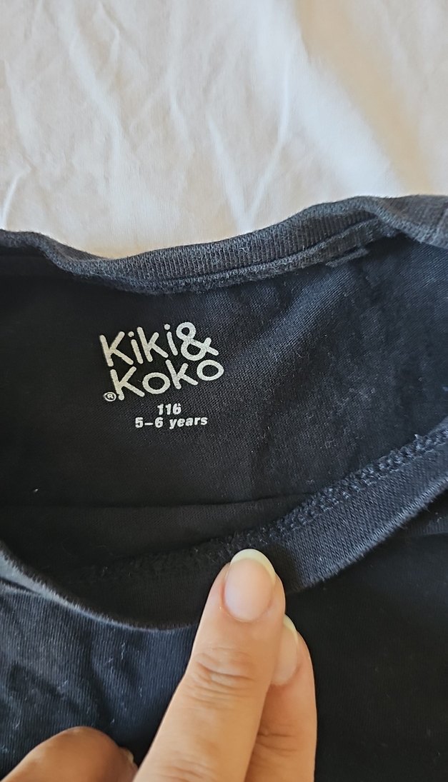 Siyah Çocuk Kısa Kollu Tişört - Görsel 2