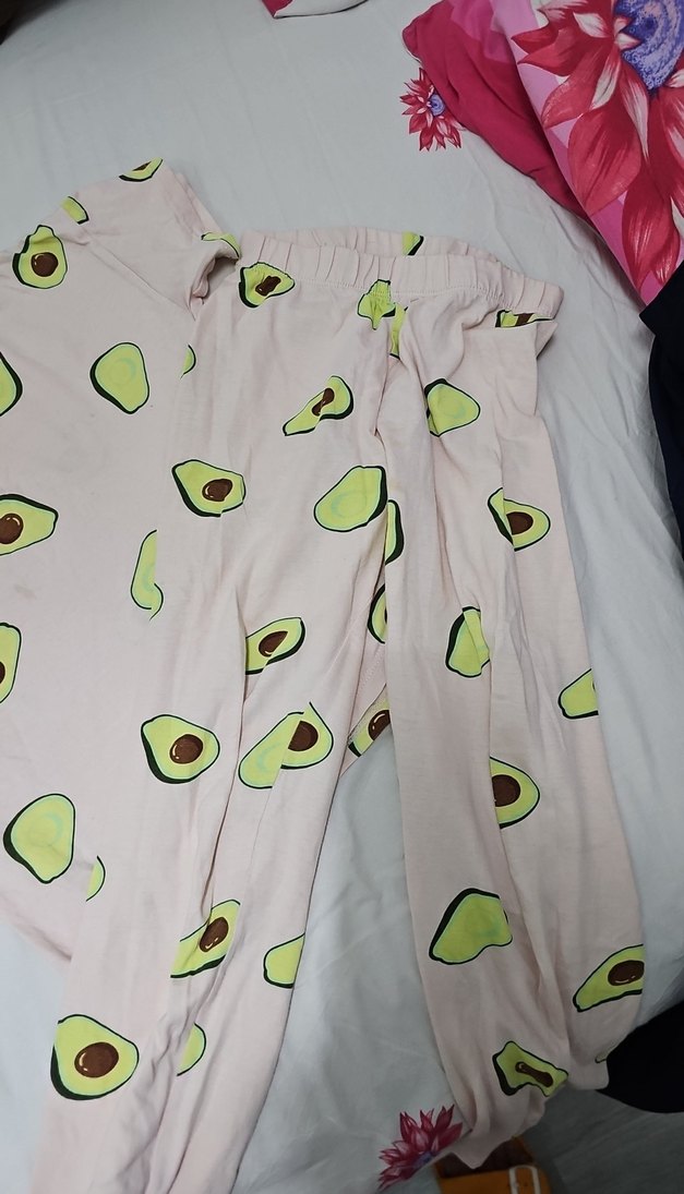 Pembe Avokado Desenli Kız cocuk Pijama Takımı - Görsel 2