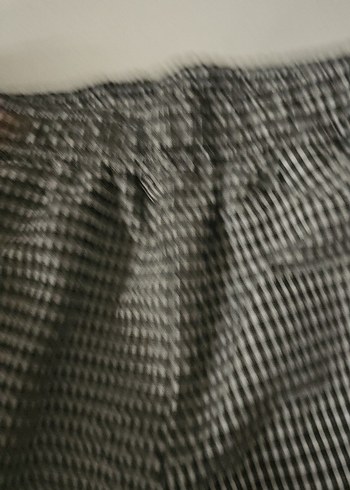 kız Cocuk Gri Bol Kesim Pilili Pantolon - Görsel 4