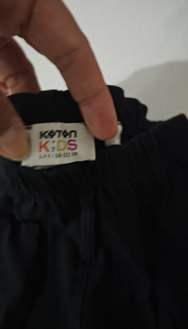 Kız Çocuk Siyah Dar Kesim Tayt - Görsel 3