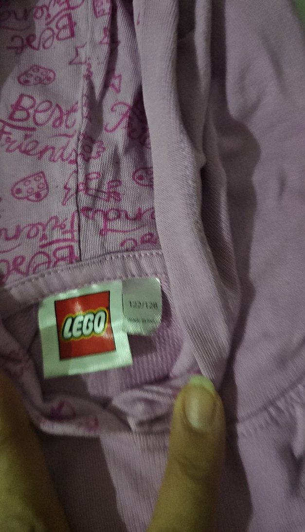 Kız Çocuk Mor Kapüşonlu Sweatshirt - Görsel 5