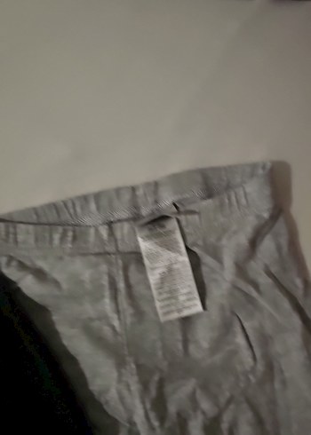 Kız Çocuk Gri Pamuk Tayt - Görsel 3