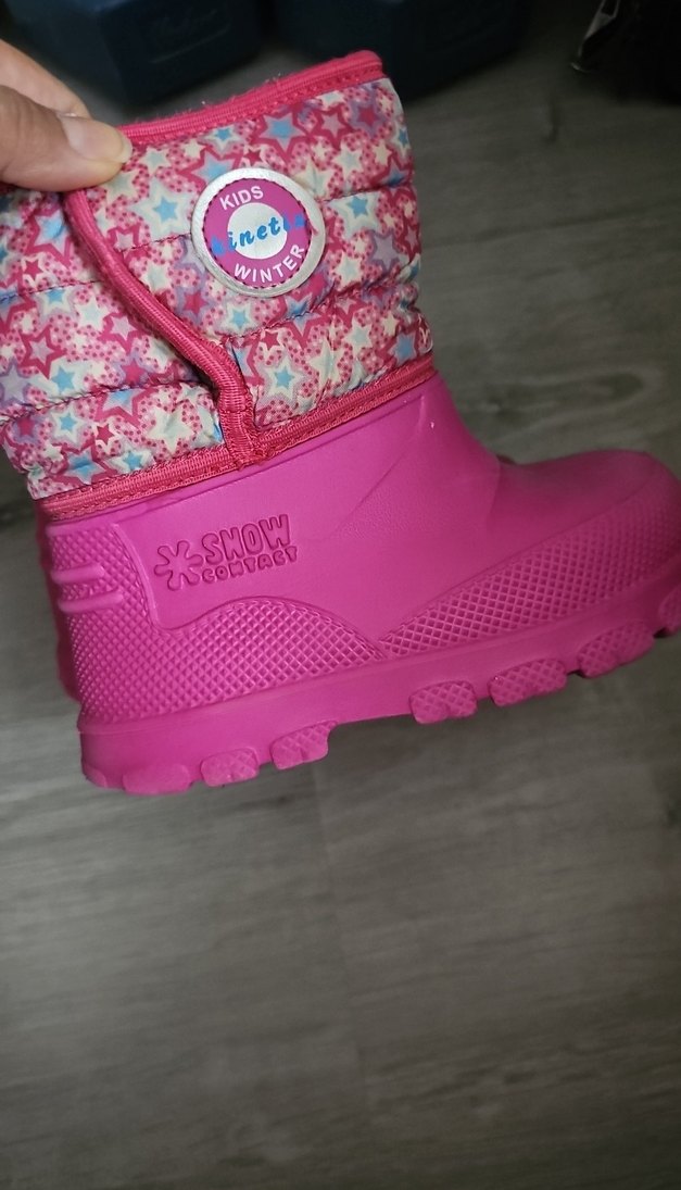 Kız Çocuk Pembe Bağcıksız Lastikli Bot - Görsel 3