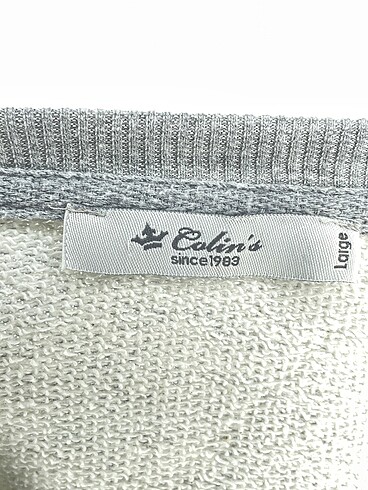 l Beden gri Renk Colin's Sweatshirt %70 İndirimli.