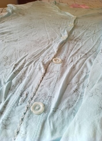 Buz Mavisi Pijama Takımı 