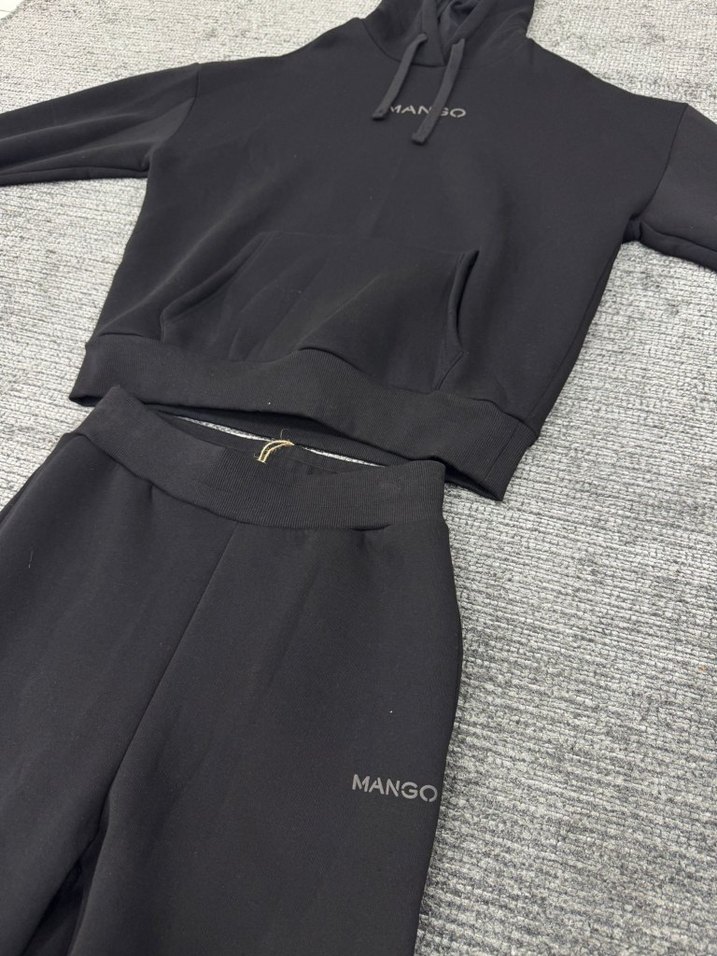 Siyah Kadın Oversize Eşofman Takımı - Görsel 3