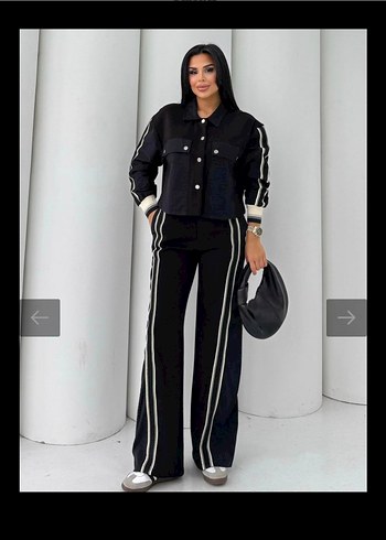 Siyah Zebra Desenli Kadın Bomber Ceket - Görsel 3