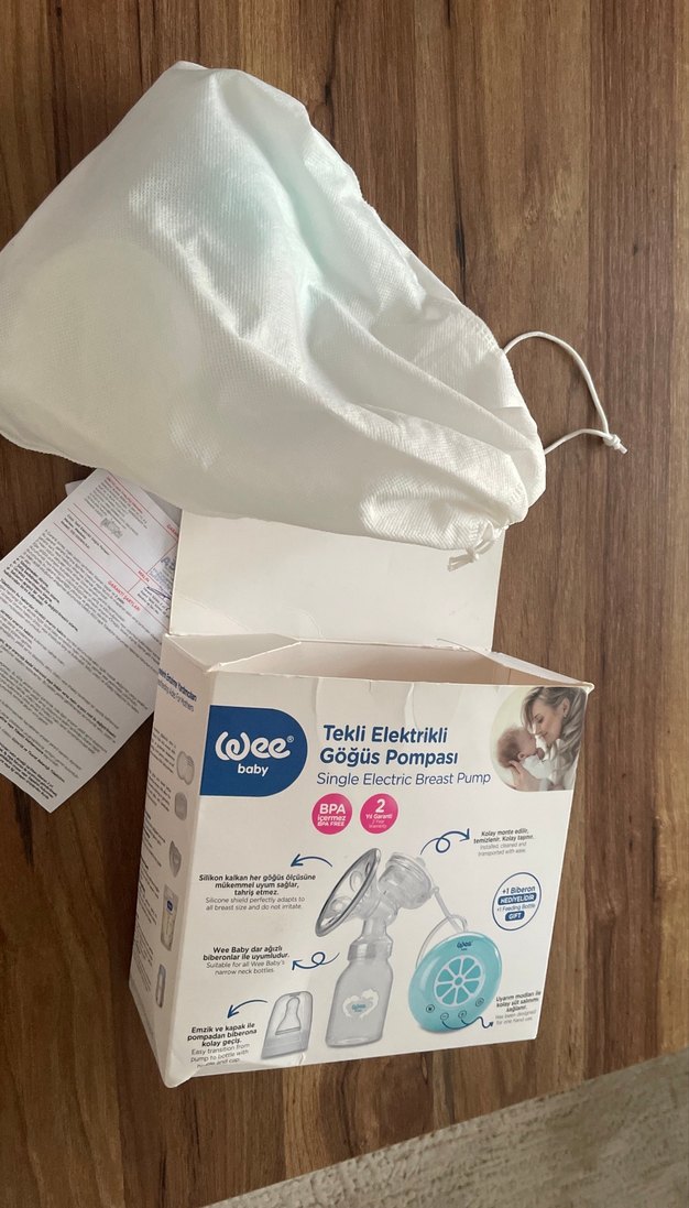 Tekli Elektrikli Göğüs Pompası - Mavi - Görsel 2