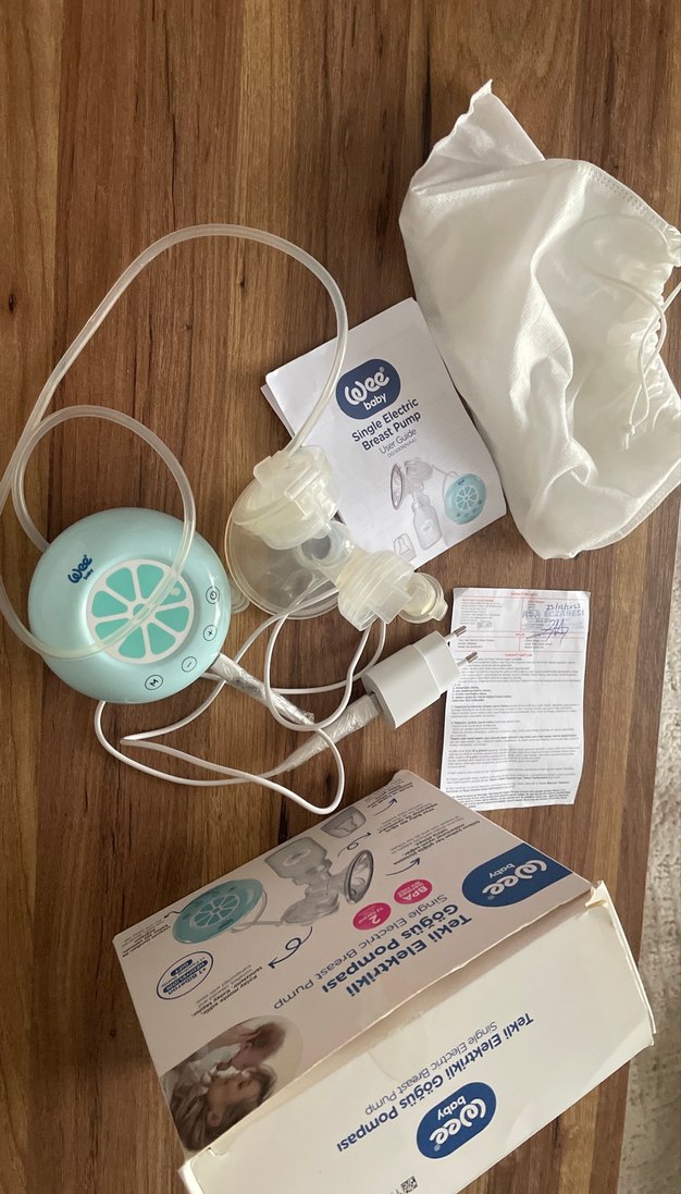 Tekli Elektrikli Göğüs Pompası - Mavi - Görsel 4