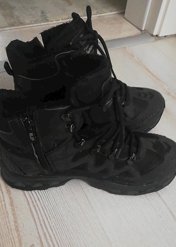 Siyah Bağcıklı Erkek Kauçuk Botlar - Görsel 3