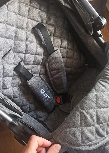 Glow Travel Sistem Bebek Arabası Açık Gri - Görsel 8