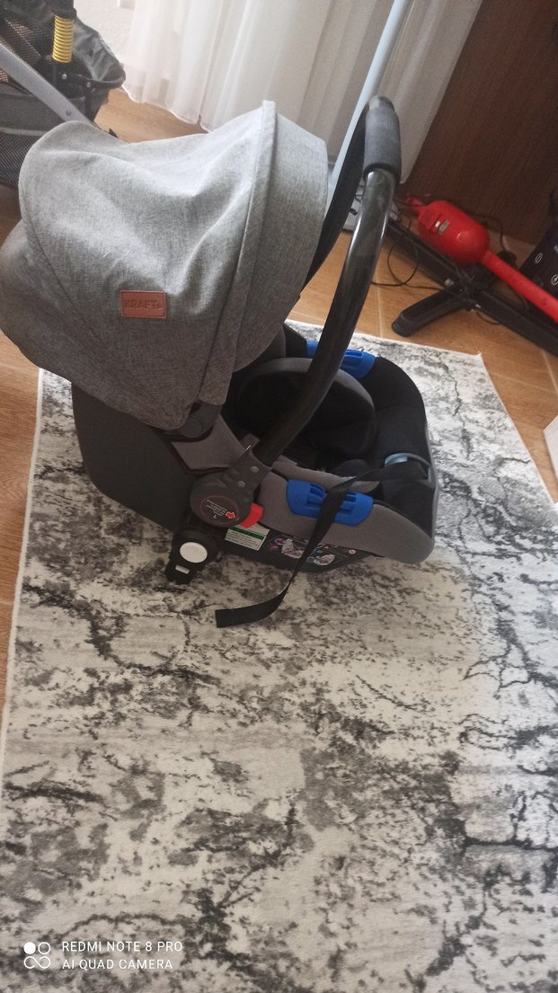 Glow Travel Sistem Bebek Arabası Açık Gri - Görsel 2