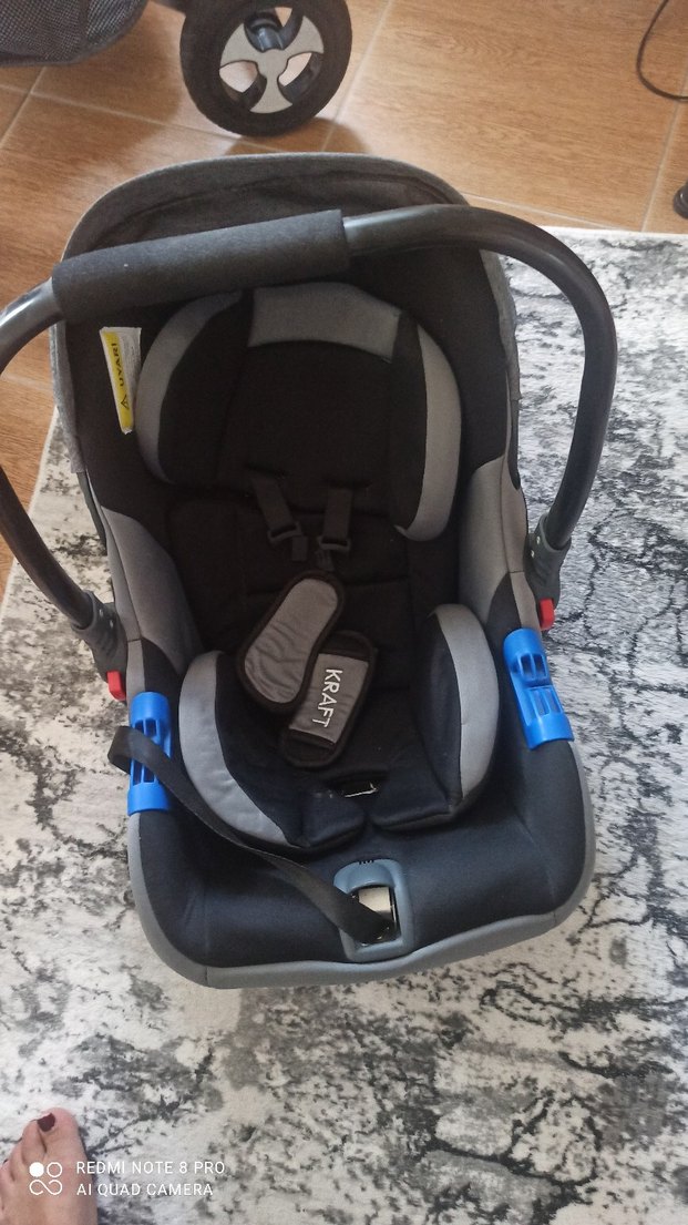 Glow Travel Sistem Bebek Arabası Açık Gri - Görsel 3