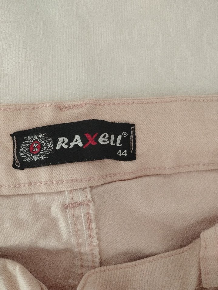 Düğmeli Bej Kadın Kumaş Pantolon - Görsel 3