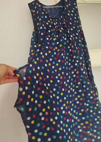 Bohem Çok Renkli Desenli Hamile Tuniği - Görsel 2