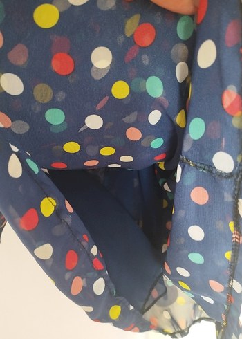 Bohem Çok Renkli Desenli Hamile Tuniği - Görsel 4