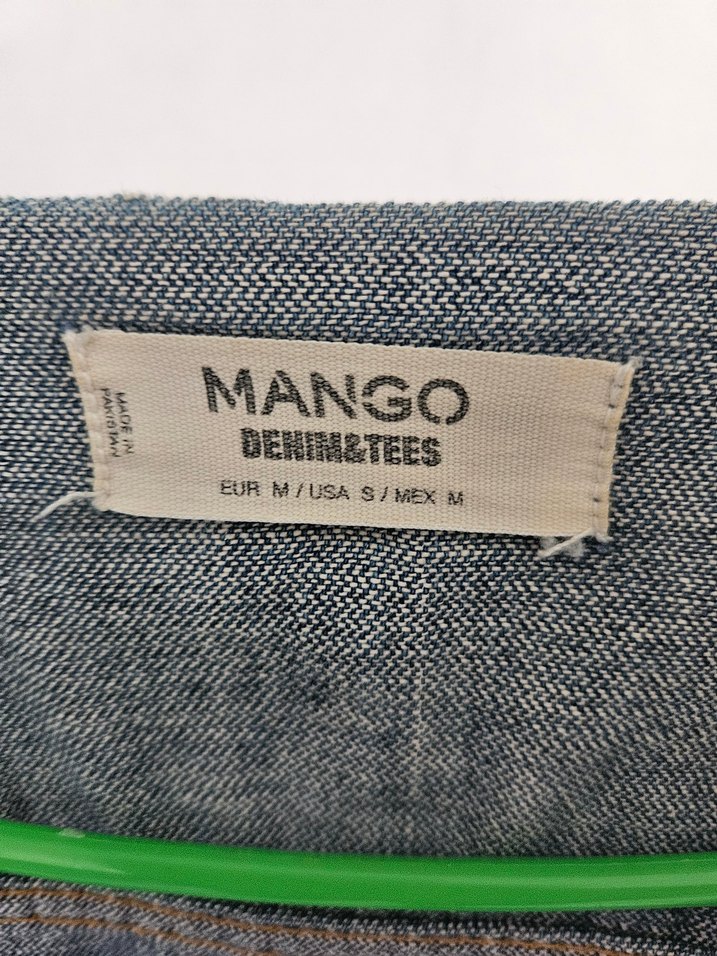 Mango Mavi Denim Ceket — görsel 3/4