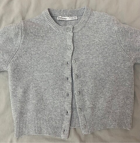 Bershka gri hırka