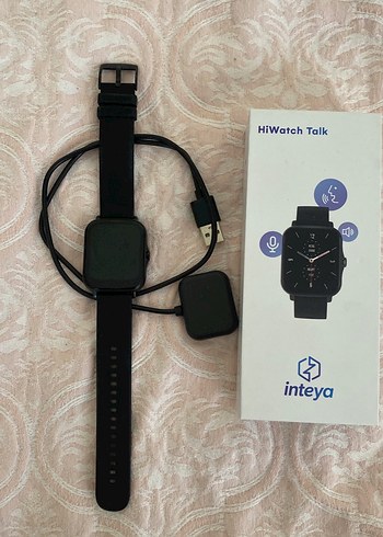 inteya HiWatch Talk Siyah Akıllı Saat
