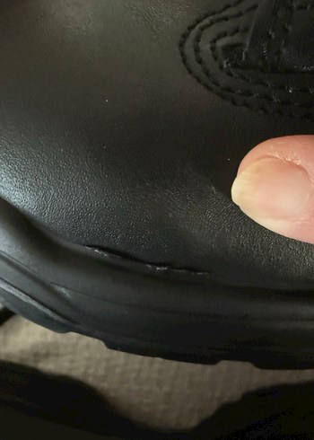 Siyah Deri Erkek Bot - Görsel 8