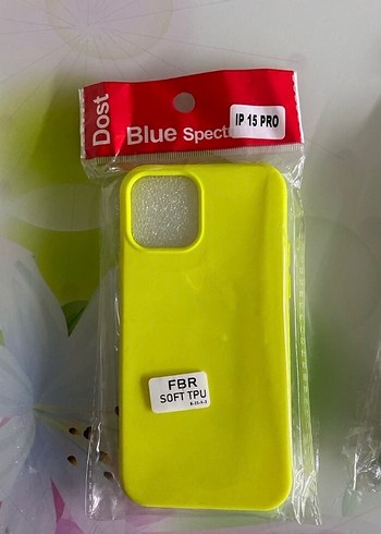 Apple 15 pro sarı kılıf