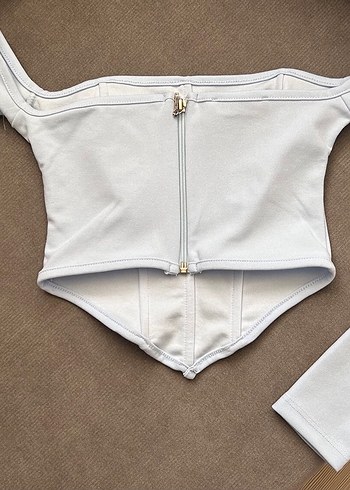 Trendyol & Milla Bebek Mavisi Korset Bluz