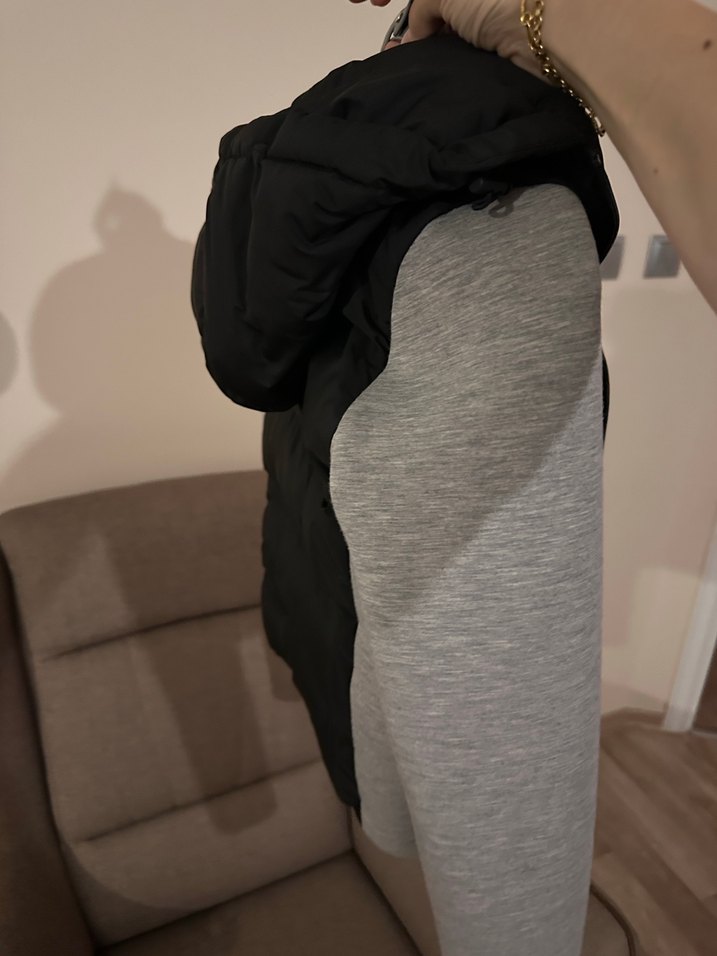 Gri Fermuarlı Kadın Ceket - Görsel 3