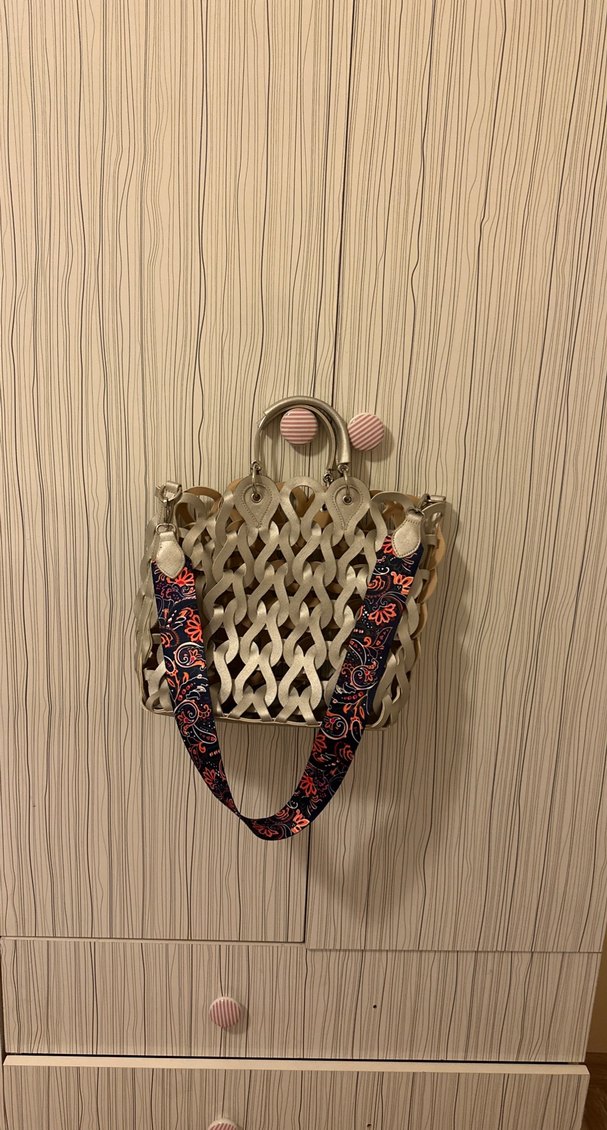 Altın Renk Kadın Deri Clutch Çanta - Görsel 4