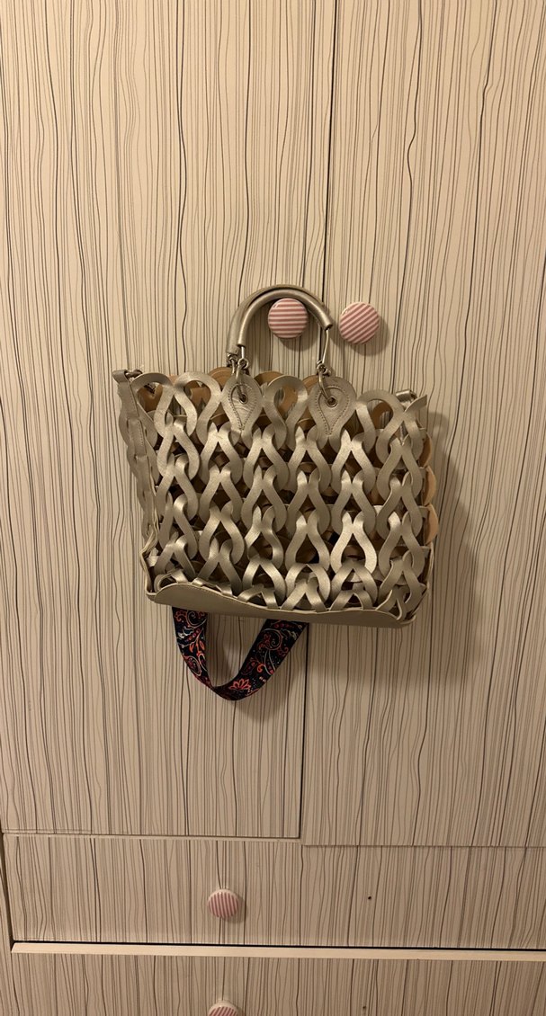 Altın Renk Kadın Deri Clutch Çanta - Görsel 3