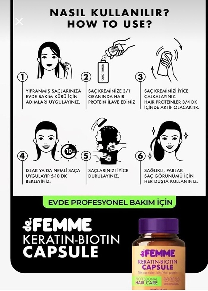 Saç proteini - Görsel 4