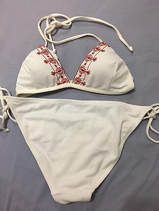s Beden beyaz Renk Koton Bikini