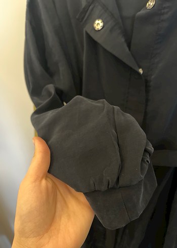 Kadın Siyah Uzun Kollu Salaş tunik - Görsel 4