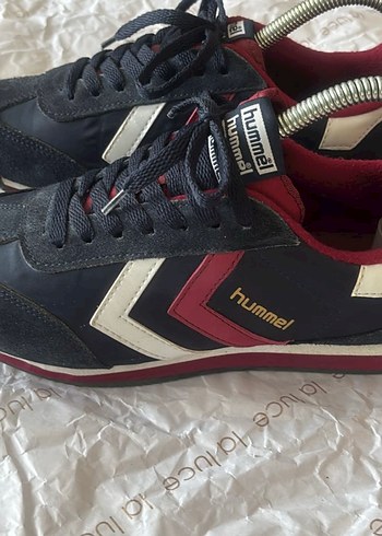 Hummel Lacivert Kırmızı Spor Ayakkabı