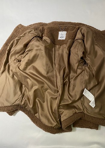 Düğmeli Kahverengi Kadın Ceket - Görsel 2