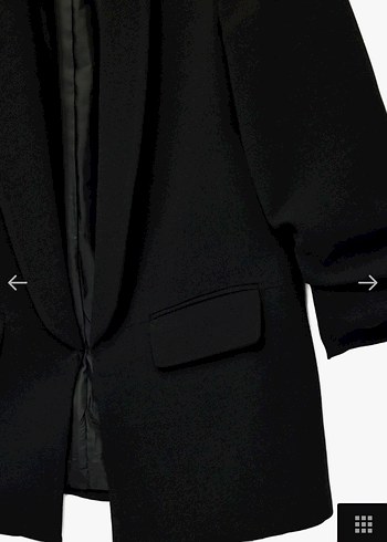 Kadın Siyah Blazer - Görsel 3