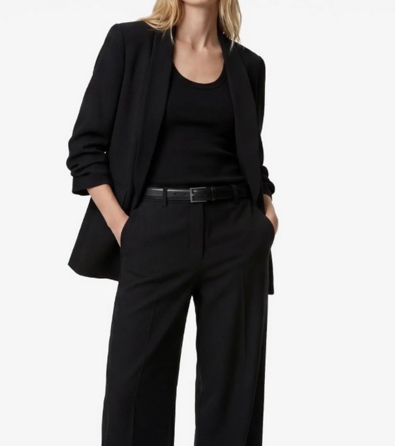 Kadın Siyah Blazer - Görsel 4