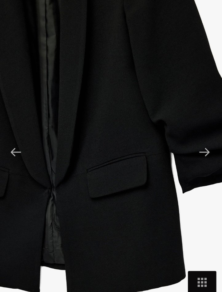 Kadın Siyah Blazer - Görsel 3