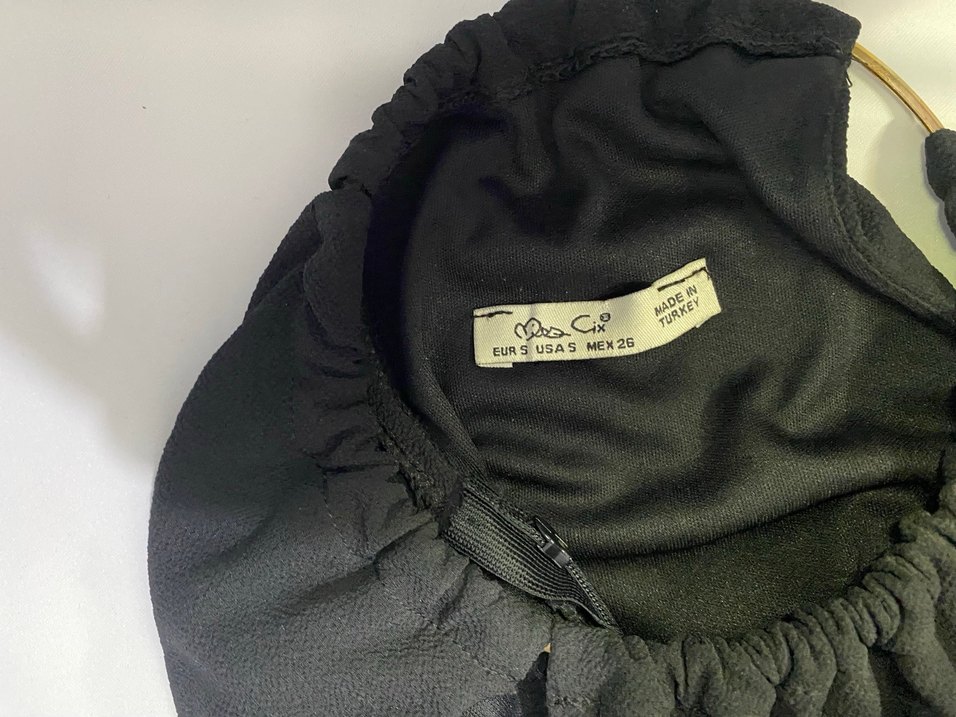 Siyah Uzun Kadın Elbise - Görsel 3