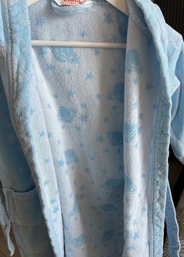 Çocuk bornozu bağcıklı - Görsel 5