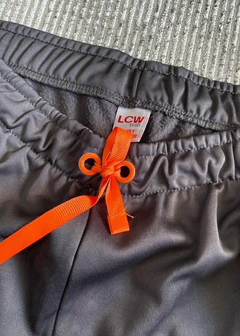 Gri  Eşofman Altı Turuncu Şeritli LCWAİKİKİ - Görsel 3