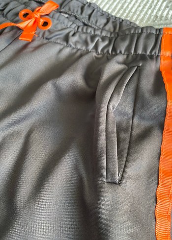 Gri  Eşofman Altı Turuncu Şeritli LCWAİKİKİ - Görsel 2