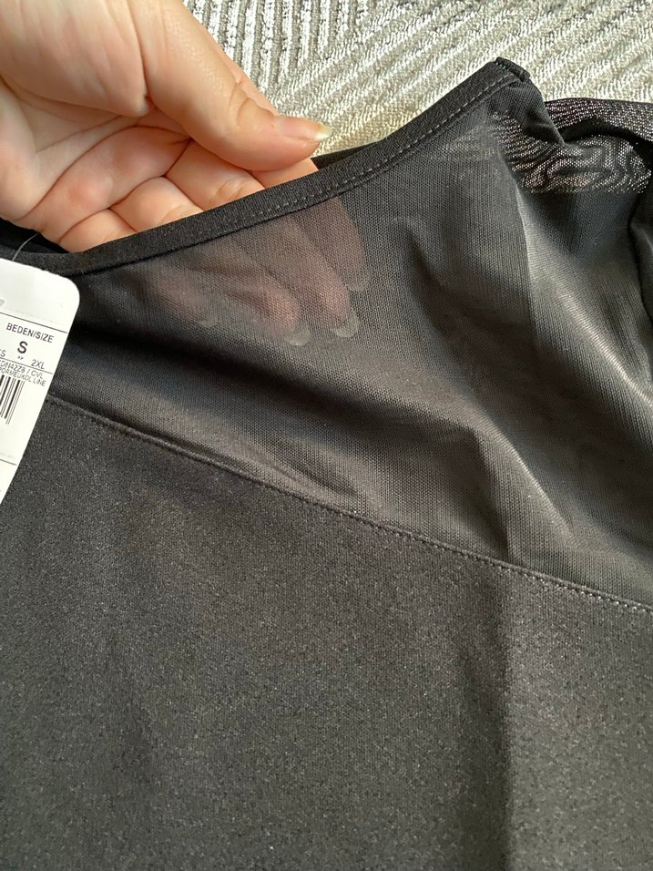 Siyah Uzun Kollu Sade Kadın Bluz - Görsel 5