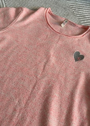 Pembe Kadın Uzun Kollu Triko Kazak - Görsel 3