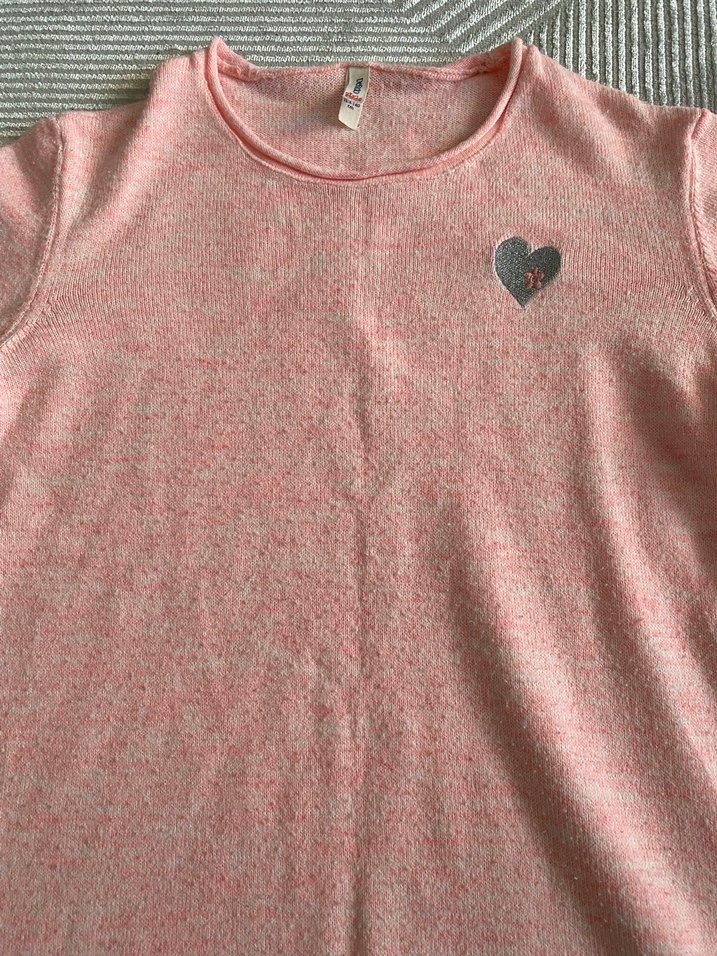 Pembe Kadın Uzun Kollu Triko Kazak - Görsel 2