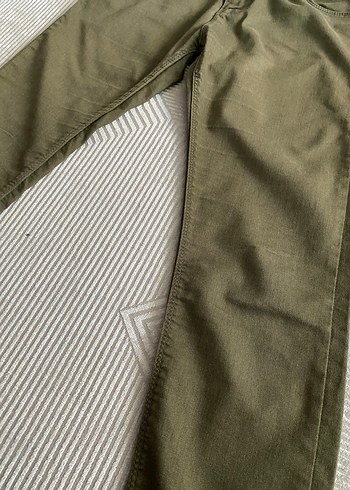 Kadın Haki Kumaş Pantolon - Görsel 6