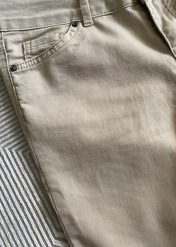 Bej Kadın Denim Pantolon - Görsel 10