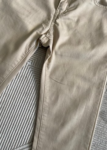 Bej Kadın Denim Pantolon - Görsel 3