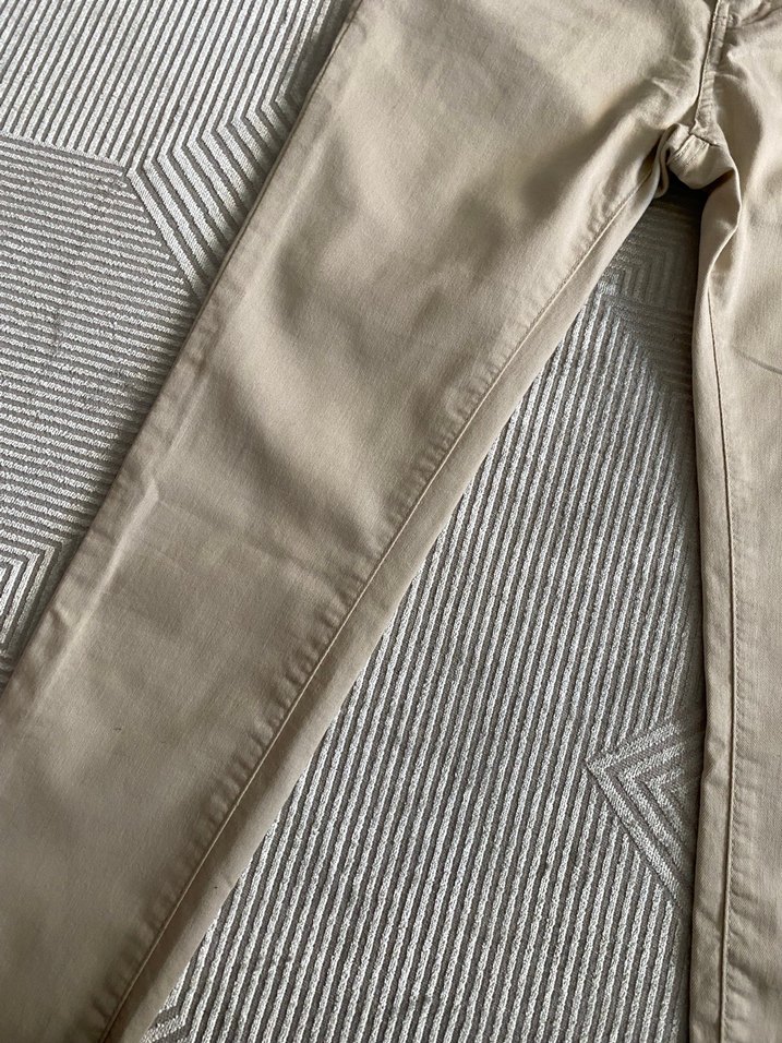 Bej Kadın Denim Pantolon - Görsel 5